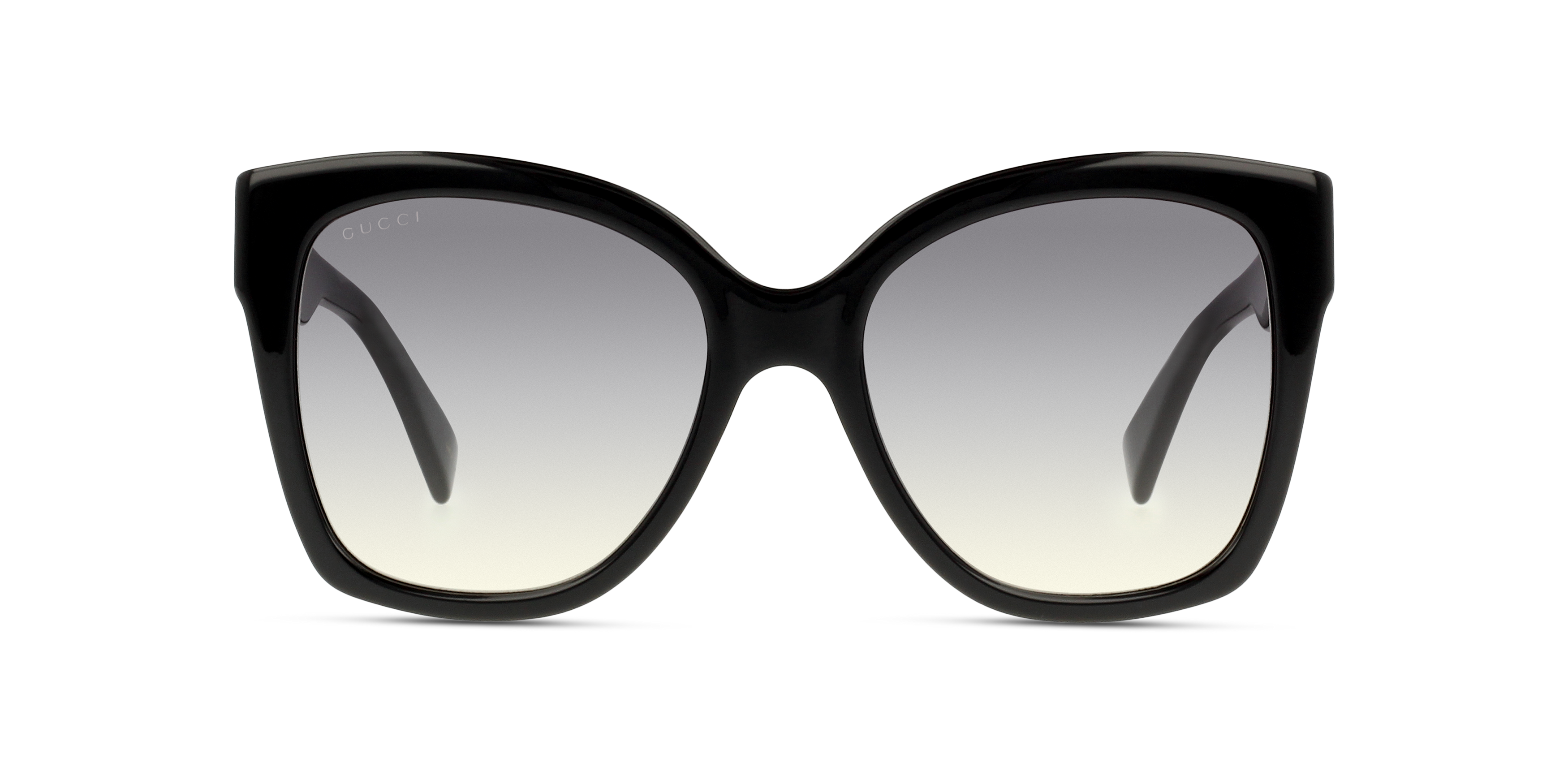Gucci GG oversized square acetate sunglasses BLACK | Sunglasses